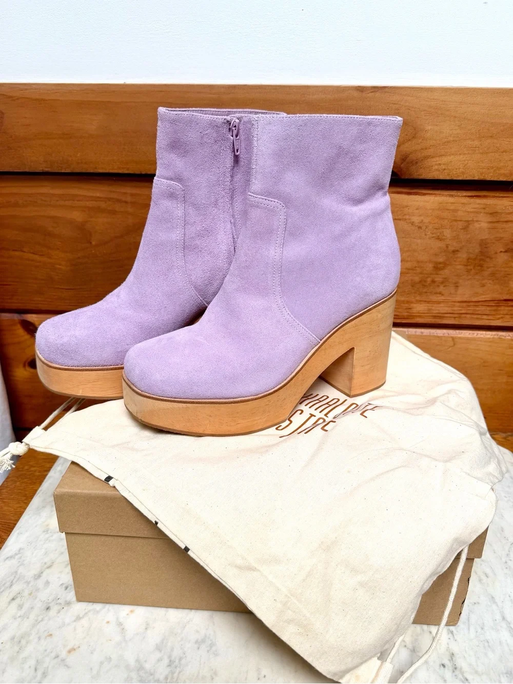 Charlotte Stone Paz Boot Lilac